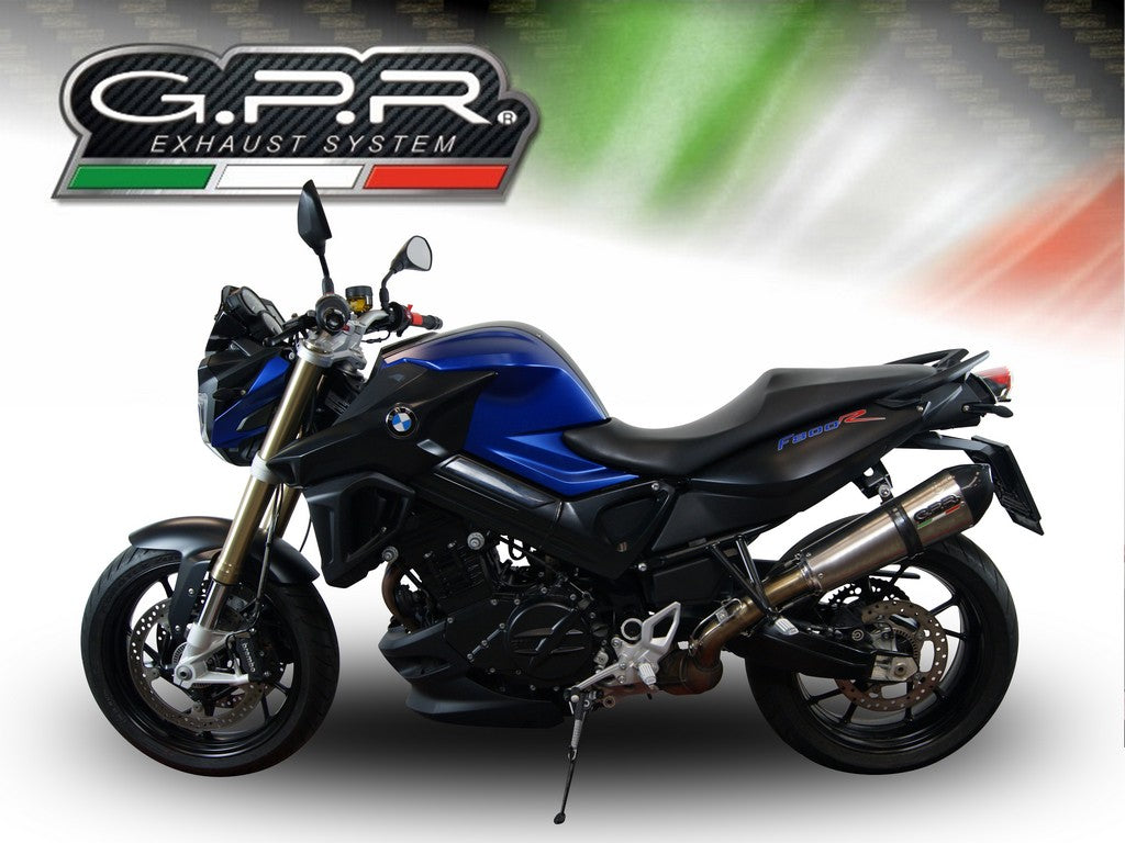 GPR BMW F800R (17/19) Slip-on Exhaust "GP Evo 4 Titanium" (EU homologated)