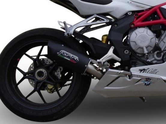 GPR MV Agusta F3 675/800 (12/17) Slip-on Exhaust "Furore Nero" (EU homologated)