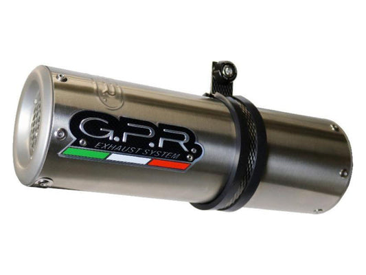 GPR Ducati Monster 821 Slip-on Exhaust "M3 Inox" (EU homologated)