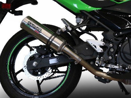 GPR Kawasaki Z400 Full Exhaust System "M3 Titanium Natural"