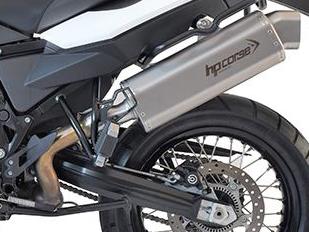 HP CORSE BMW F800GS Slip-on Exhaust "4-Track Titanium" (EU homologated)