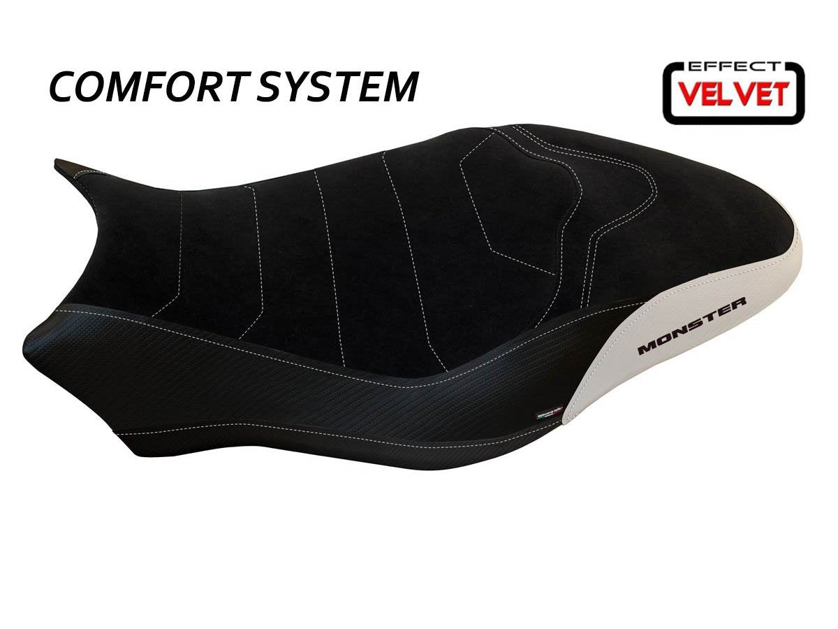 TAPPEZZERIA ITALIA Ducati Monster 821 (18/20) Comfort Seat Cover "Ovada 3 Velvet"