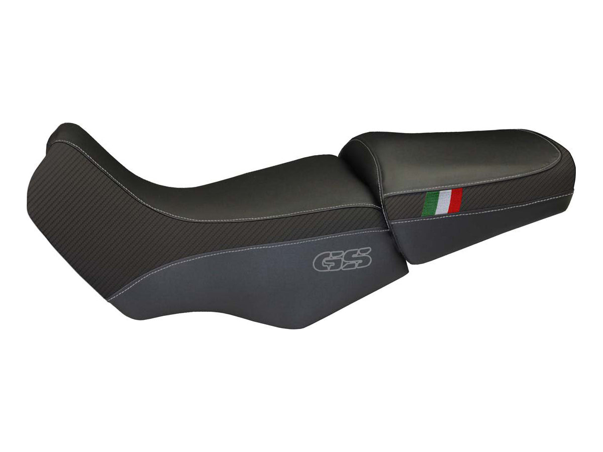 TAPPEZZERIA ITALIA BMW R1150GS (94/03) Seat Cover "Pisa Carbon Color Tricolore"