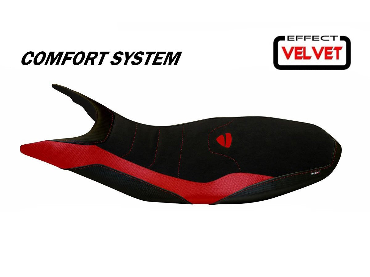 TAPPEZZERIA ITALIA Ducati Hypermotard 821/939 Comfort Seat Cover "Varna 1 Velvet"