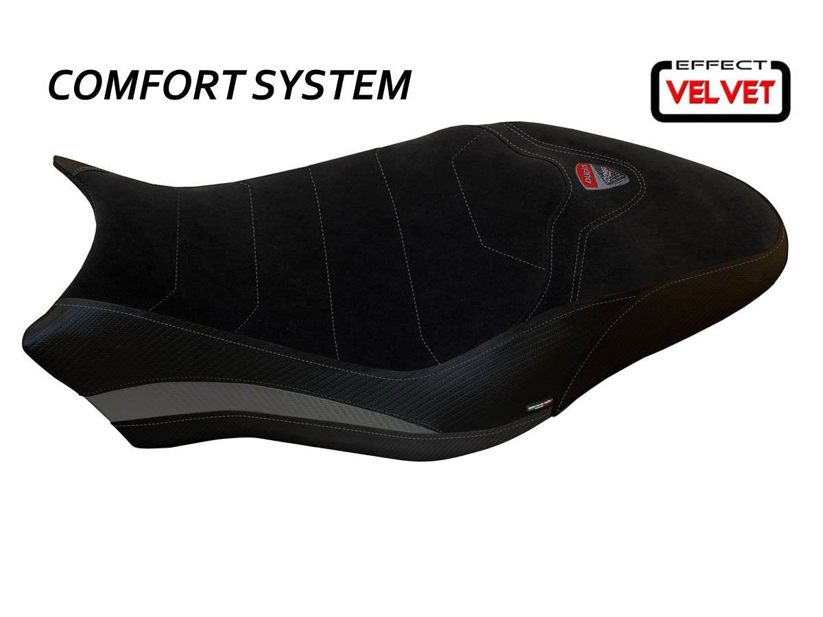 TAPPEZZERIA ITALIA Ducati Monster 821 (18/20) Comfort Seat Cover "Ovada 2 Velvet"