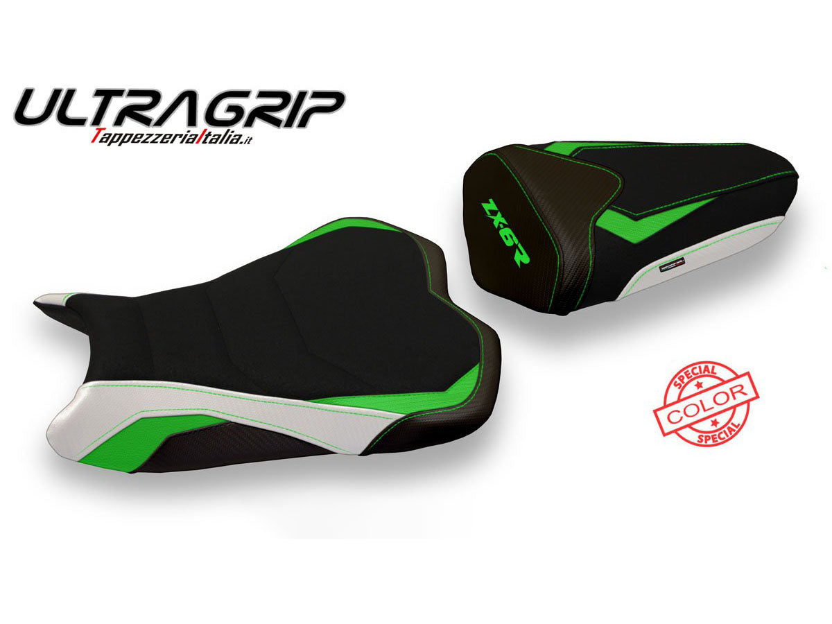 TAPPEZZERIA ITALIA Kawasaki ZX-6R (09/12) Ultragrip Seat Cover "Cracovia Special Color 2"