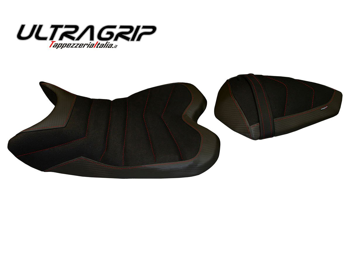 TAPPEZZERIA ITALIA Yamaha YZF-R1 (09/14) Ultragrip Seat Cover "Belfast Total Black"