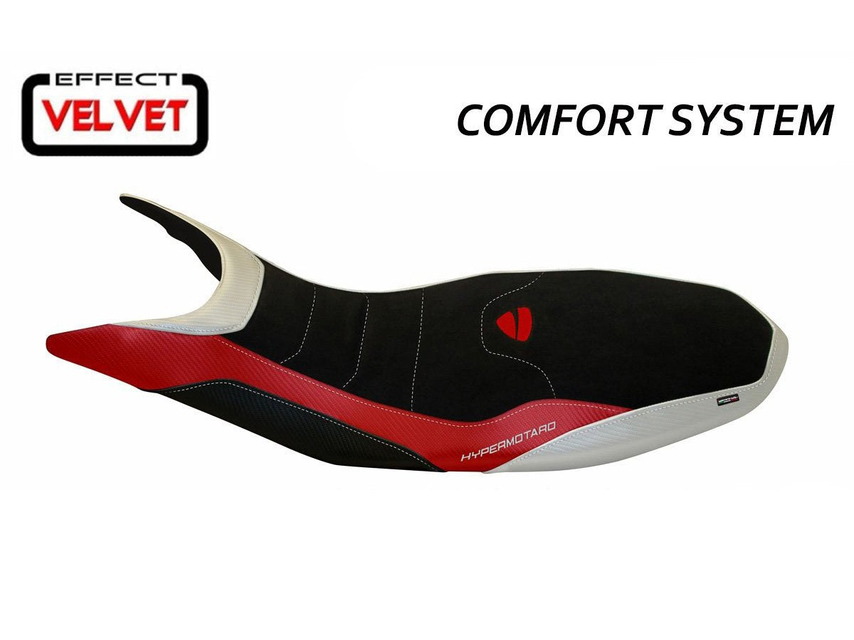 TAPPEZZERIA ITALIA Ducati Hypermotard 821/939 Comfort Seat Cover "Varna Special Color Velvet"