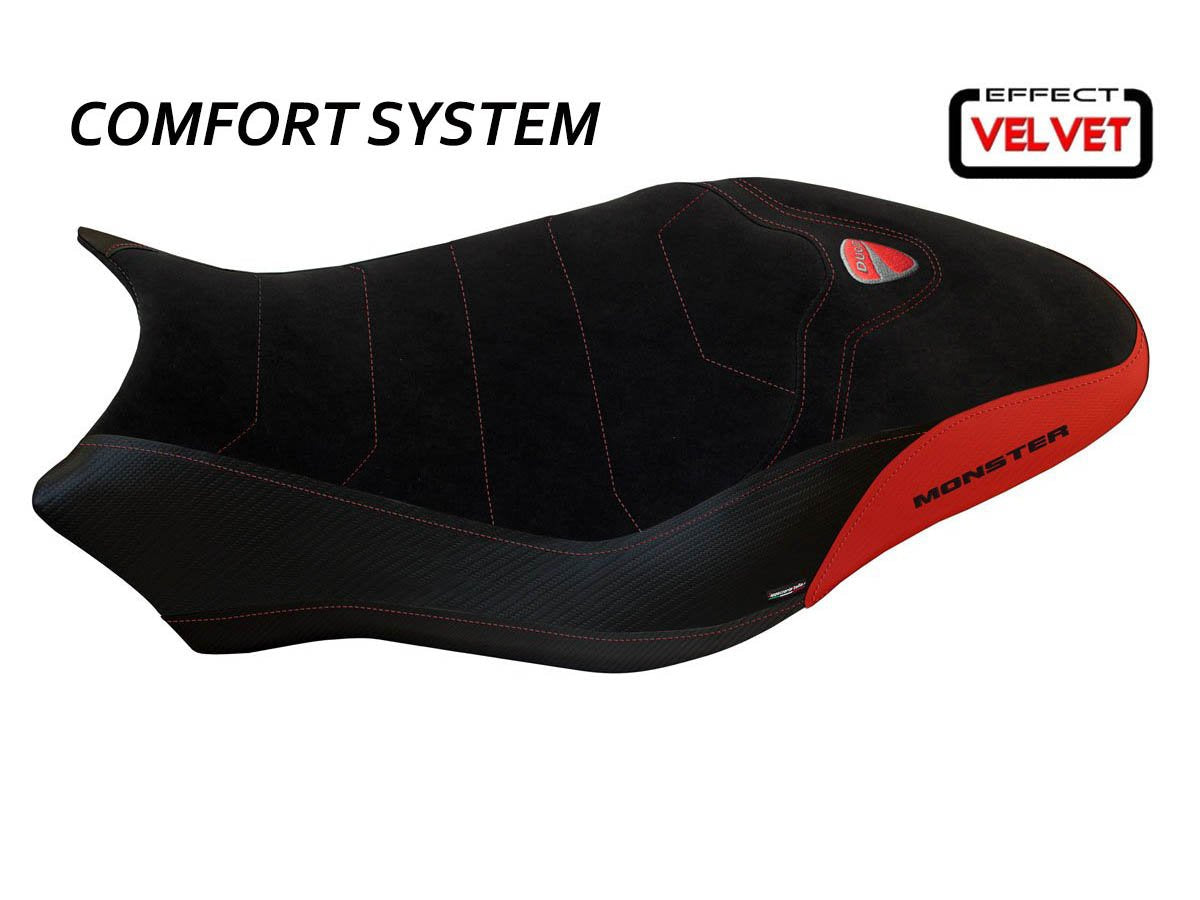 TAPPEZZERIA ITALIA Ducati Monster 821 (18/20) Comfort Seat Cover "Ovada 3 Velvet"