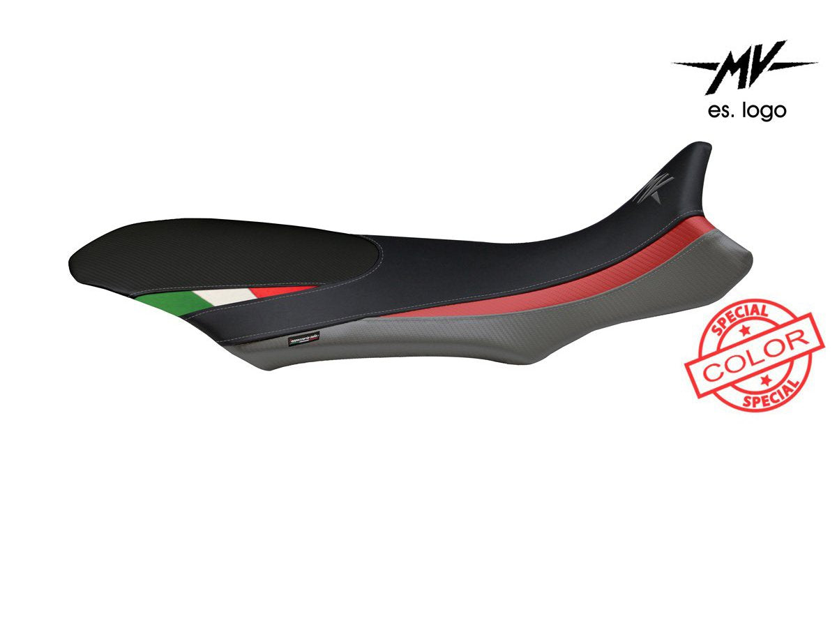 TAPPEZZERIA ITALIA MV Agusta Rivale 800 CC Seat Cover "Sorrento Special Color Tricolor"