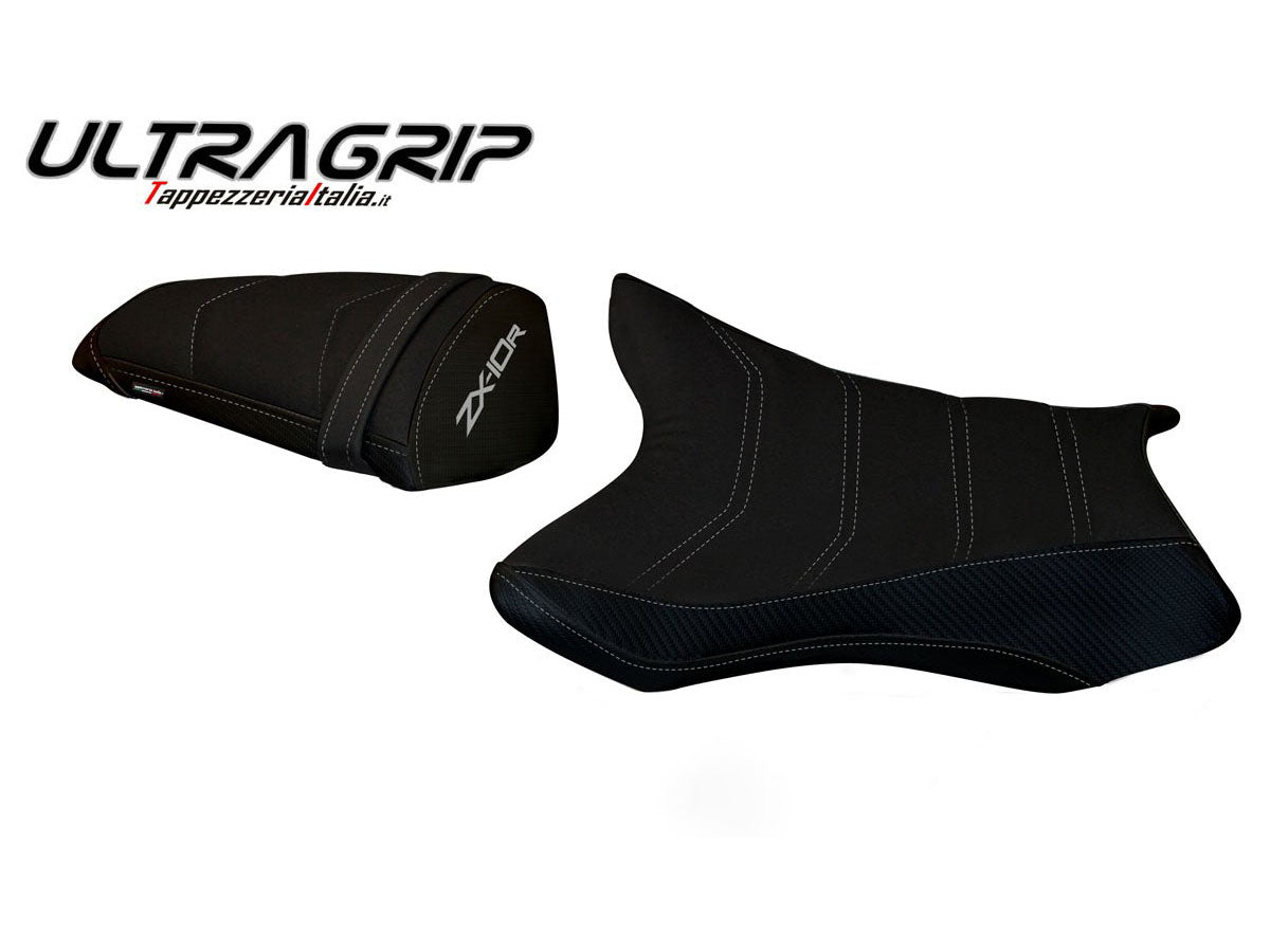 TAPPEZZERIA ITALIA Kawasaki ZX-10R (11/15) Ultragrip Seat Cover "Galway Total Black"