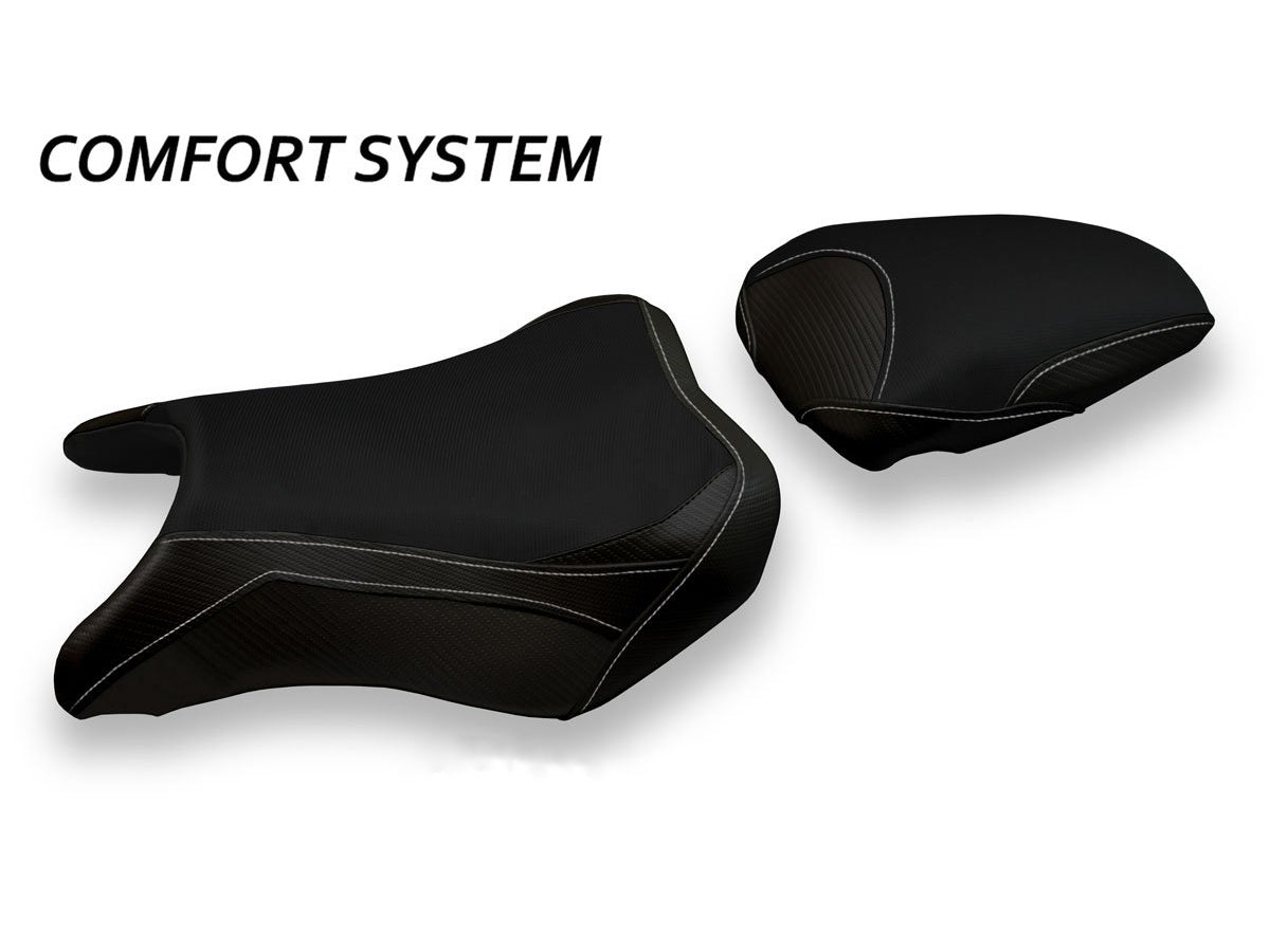 TAPPEZZERIA ITALIA Suzuki GSX-S750 Comfort Seat Cover "Hokota Total Black"