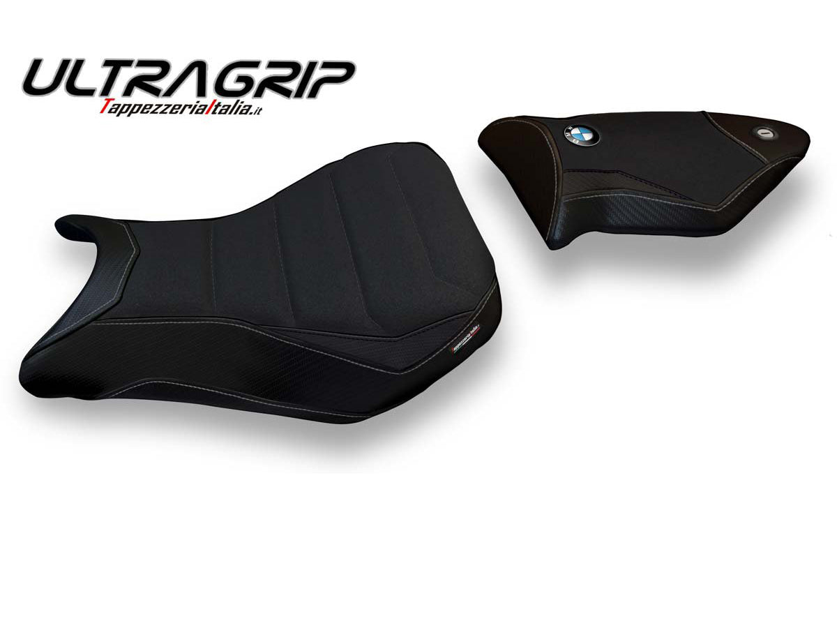 TAPPEZZERIA ITALIA BMW S1000RR (12/14) Ultragrip Seat Cover "Corinto Total Black Ultragrip"