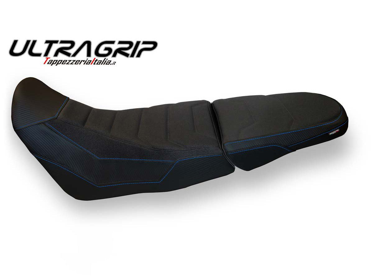 TAPPEZZERIA ITALIA Honda CRF1000L Africa Twin Adventure Sports (18/19) Ultragrip Seat Cover "Ufa Total Black"