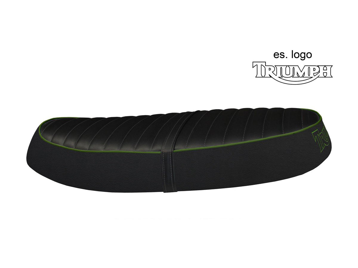 TAPPEZZERIA ITALIA Triumph Scrambler 900 Seat Cover "Line Total Black"