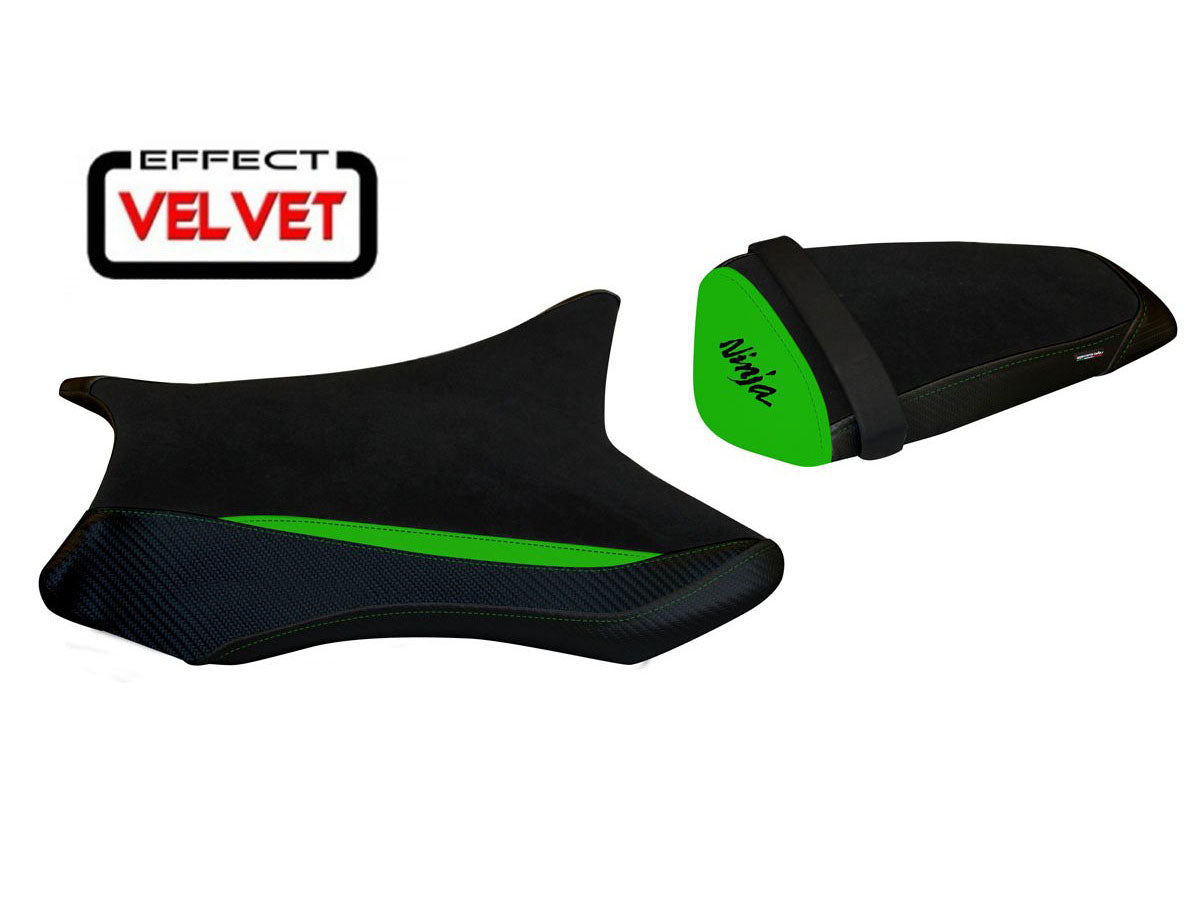 TAPPEZZERIA ITALIA Kawasaki ZX-10R (11/15) Velvet Seat Cover "Galway 2"