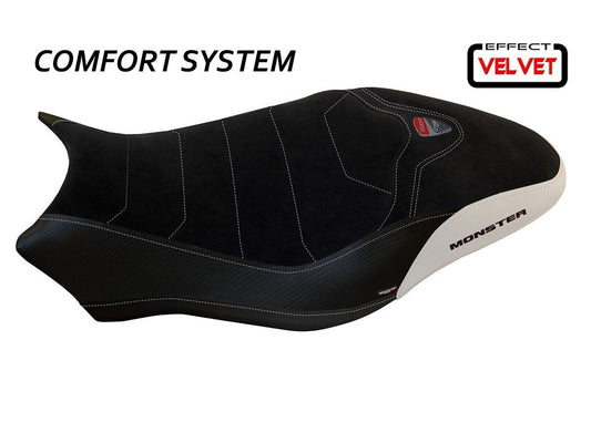 TAPPEZZERIA ITALIA Ducati Monster 1200 (17/21) Comfort Seat Cover "Ovada 3 Velvet"