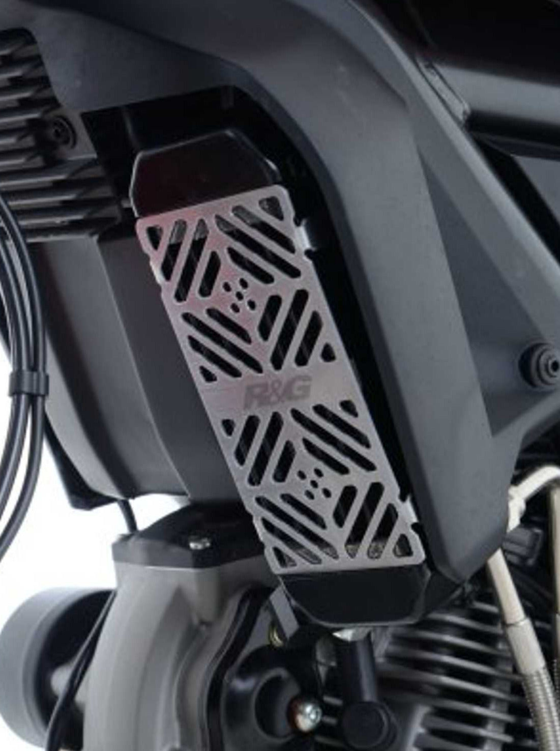 OCG0022 - R&G RACING Ducati Scrambler / Monster 797 Oil Cooler Guard – Accessories in the 2WheelsHero Motorcycle Aftermarket Accessories and Parts Online Shop