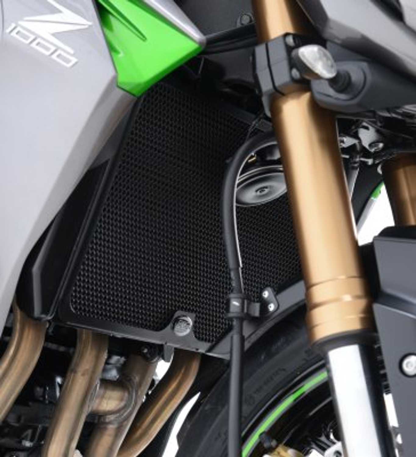 RAD0090 - R&G RACING Kawasaki KLZ1000 Versys (12/18) Radiator Guard & Downpipe Grill – Accessories in the 2WheelsHero Motorcycle Aftermarket Accessories and Parts Online Shop