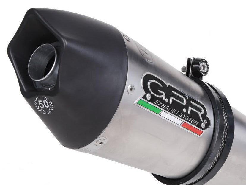 GPR Aprilia Shiver 750 Dual Slip-on Exhaust "GPE Anniversary Titanium"