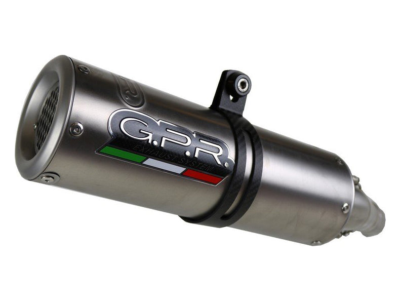 GPR Ducati Hypermotard 821 Slip-on Exhaust "M3 Titanium Natural" (EU homologated)