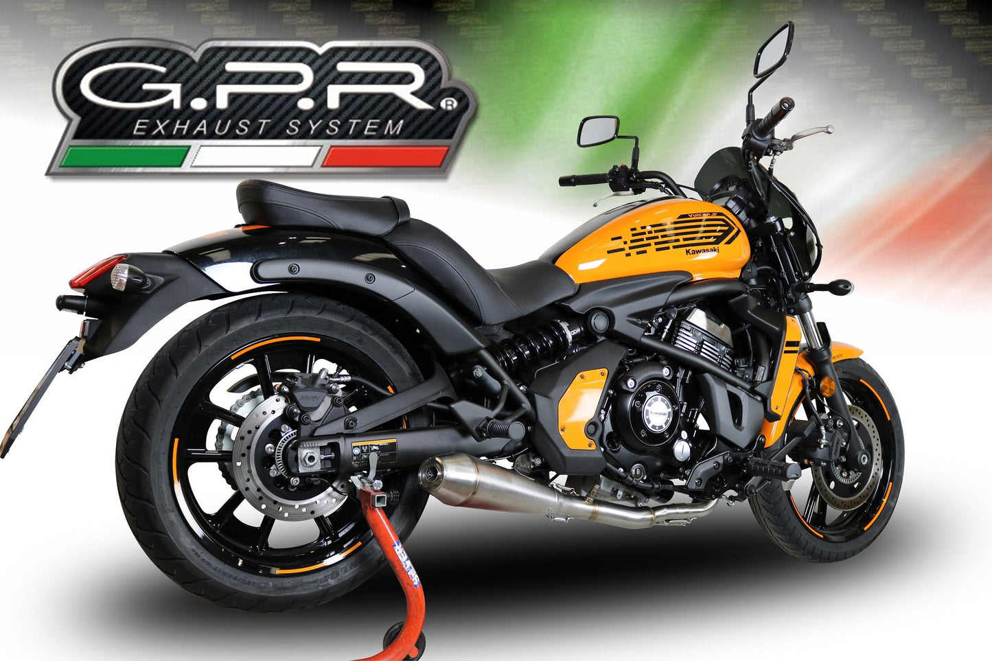 GPR Kawasaki EN650 Vulcan Full Exhaust System "Ultracone" (EU homologated)