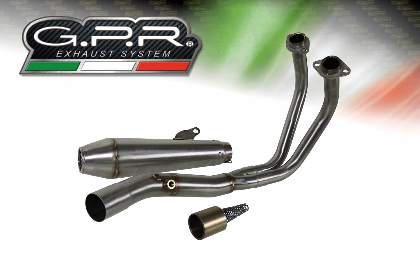 GPR Kawasaki EN650 Vulcan Full Exhaust System "Ultracone" (EU homologated)