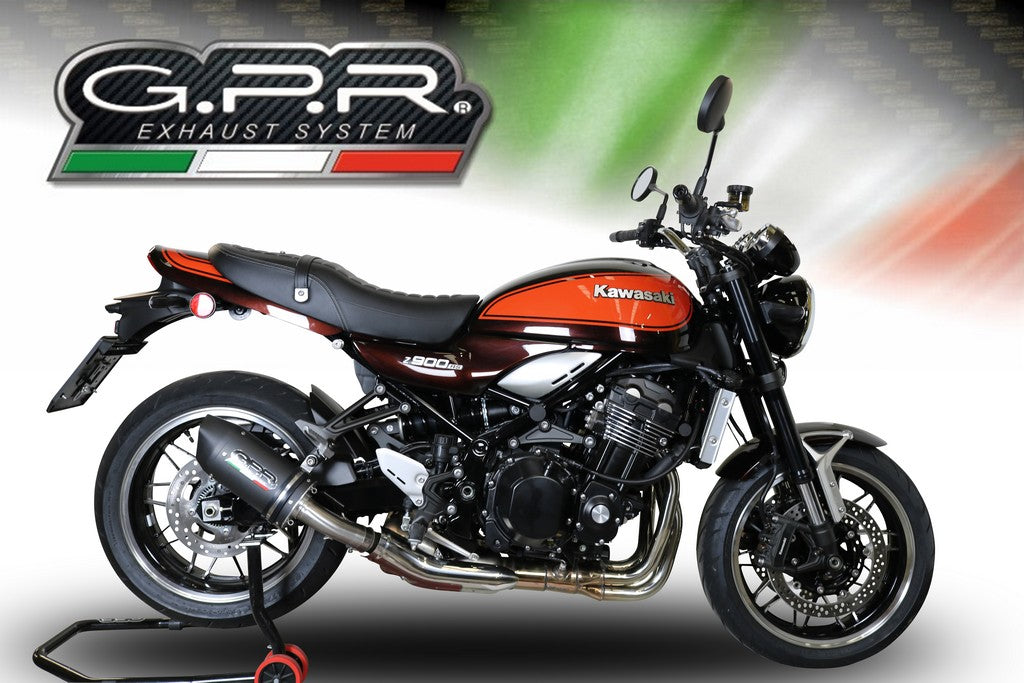 GPR Kawasaki Z900RS Slip-on Exhaust "Furore Evo 4 Nero" (EU homologated)