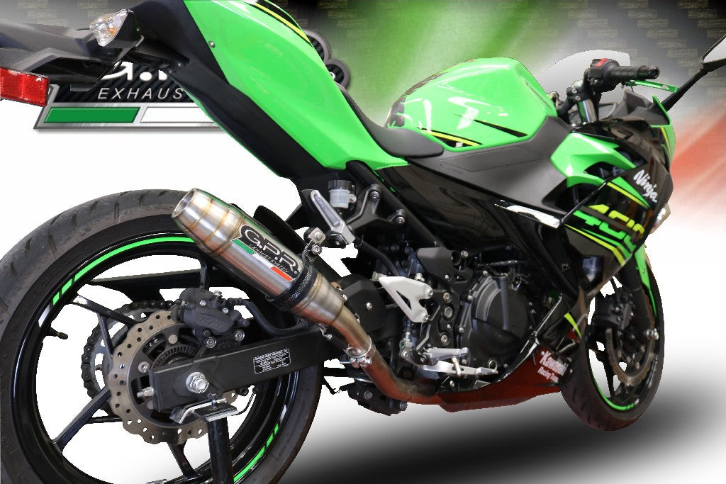 GPR Kawasaki Z400 Full Exhaust System "Deeptone Inox"