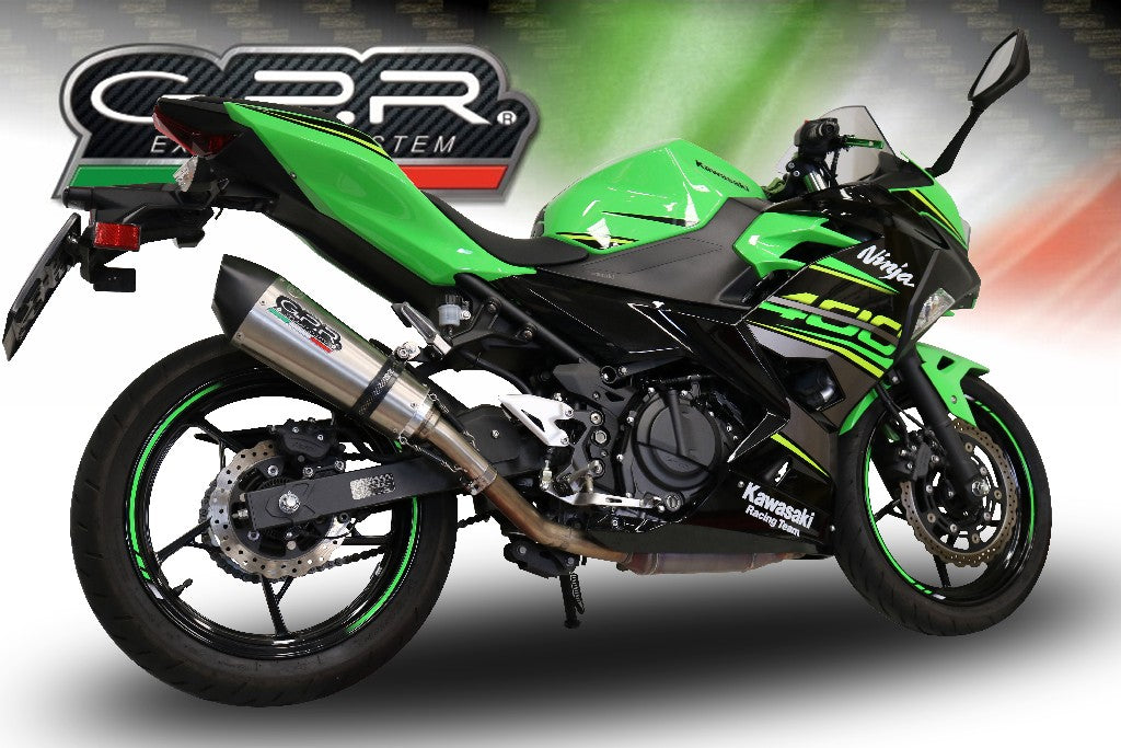 GPR Kawasaki Ninja 400 Full Exhaust System "GP Evo 4 Titanium"