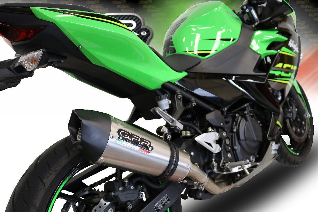 GPR Kawasaki Ninja 400 Full Exhaust System "GP Evo 4 Titanium"