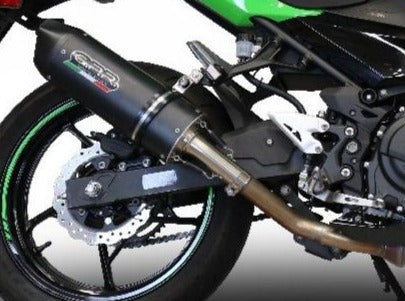 GPR Kawasaki Ninja 400 Slip-on Exhaust "Furore Evo 4 Nero" (EU homologated)