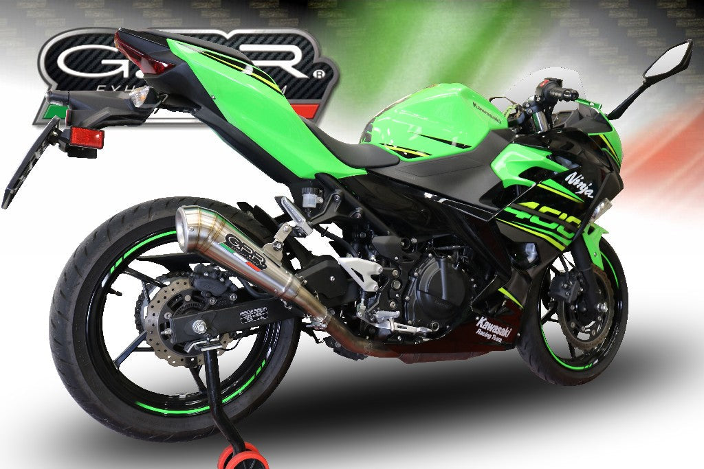 GPR Kawasaki Z400 Slip-on Exhaust "Powercone Evo" (EU homologated)