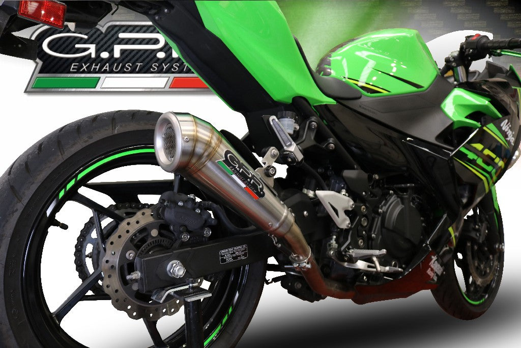 GPR Kawasaki Z400 Slip-on Exhaust "Powercone Evo" (EU homologated)