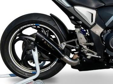 HP CORSE Honda CB1000R Slip-on Exhaust "Evoxtreme Black Single" (high position) – Accessories in MotoDeal – Motorcycle Accessories and Parts Online Shop