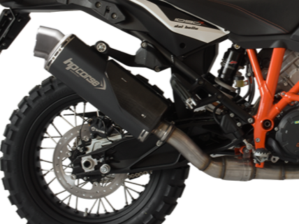 HP CORSE KTM Adventure / Super Adventure (13/20) Slip-on Exhaust "4-Track R Black" (EU homologated) – Accessories in MotoDeal – Motorcycle Accessories and Parts Online Shop