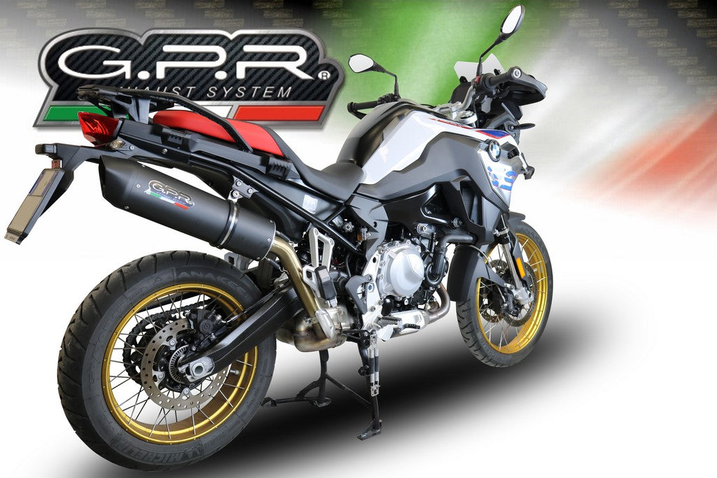 GPR BMW F850GS / Adventure Slip-on Exhaust "Furore Evo 4 Nero" (EU homologated)