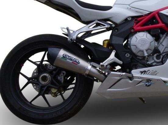 GPR MV Agusta F3 675/800 (12/17) Slip-on Exhaust "GPE Anniversary Titanium" (EU homologated)