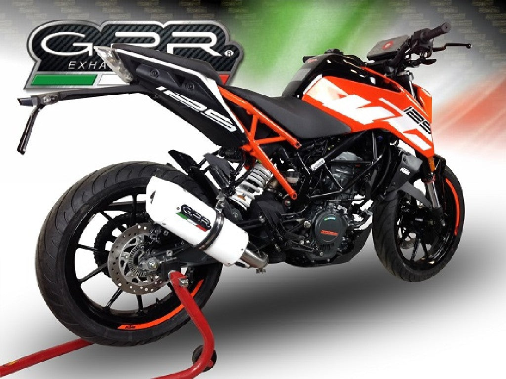 GPR KTM 125 Duke (2017 – ) Slip-on Exhaust "Albus Evo 4" (EU homologated)