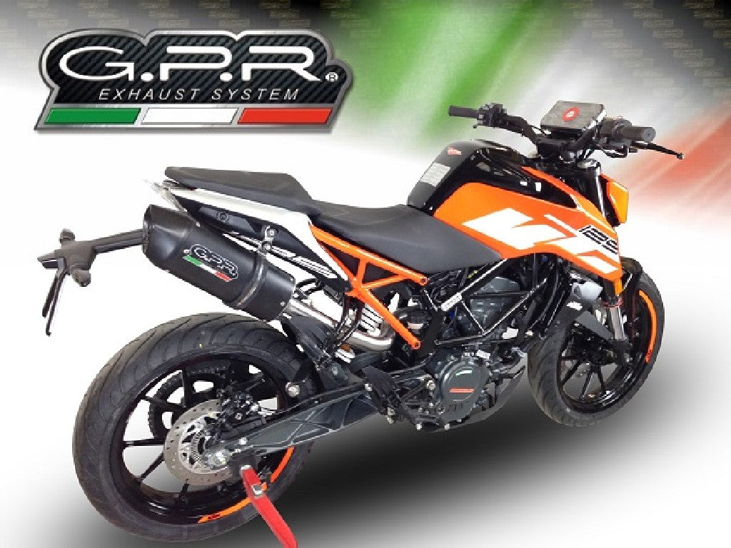 GPR KTM 125 Duke (2017 – ) Slip-on Exhaust "Furore Nero"