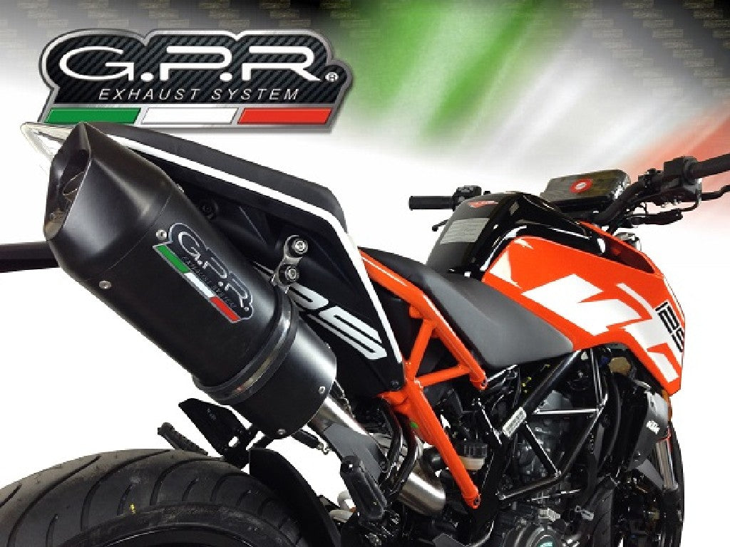 GPR KTM 125 Duke (2017 – ) Slip-on Exhaust "Furore Nero"