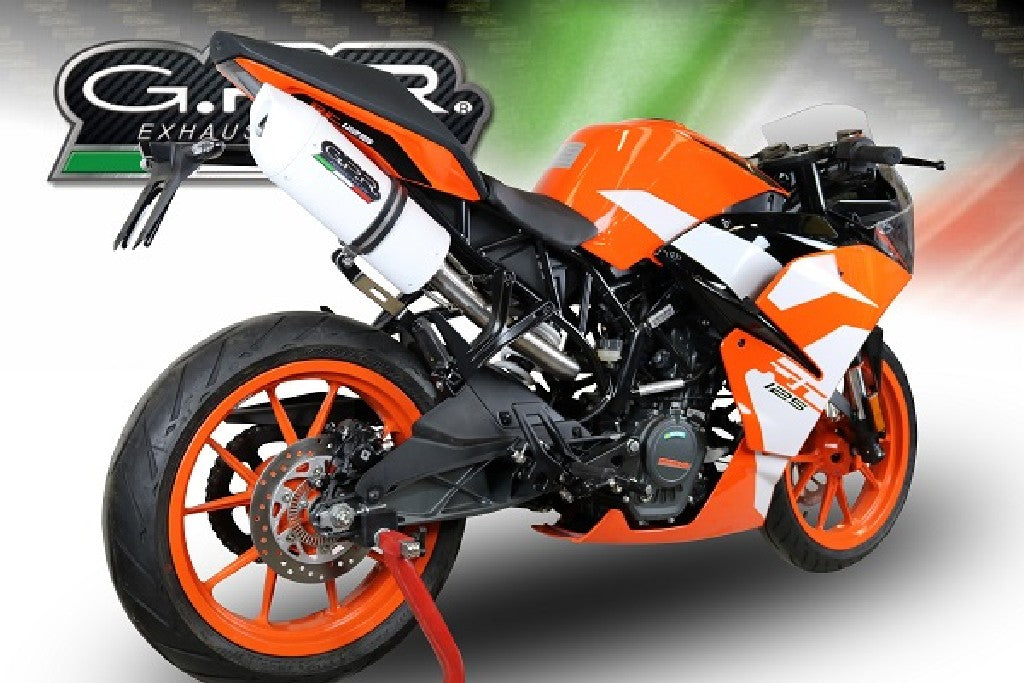 GPR KTM 125 RC (2017 – ) Slip-on Exhaust "Albus Evo 4" (EU homologated)