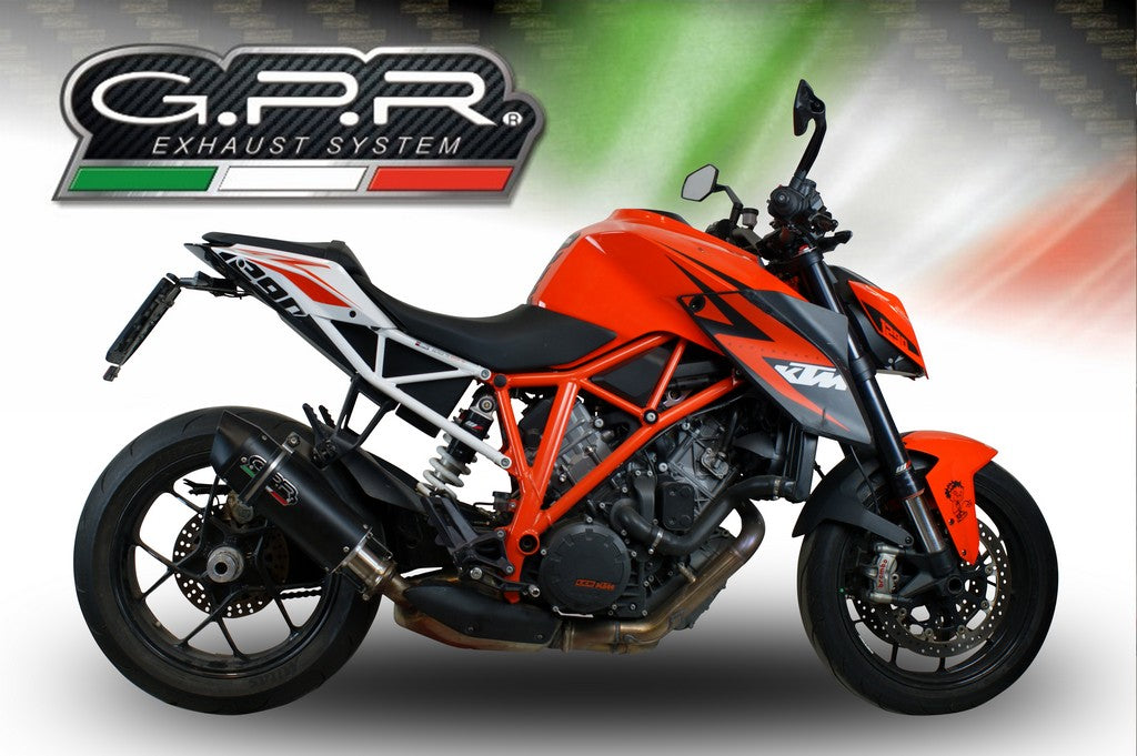 GPR KTM 1290 Super Duke R (14/16) Slip-on Exhaust "Furore Nero" (EU homologated)