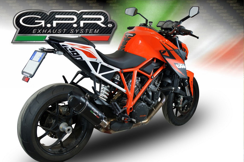 GPR KTM 1290 Super Duke R (14/16) Slip-on Exhaust "Furore Nero" (EU homologated)