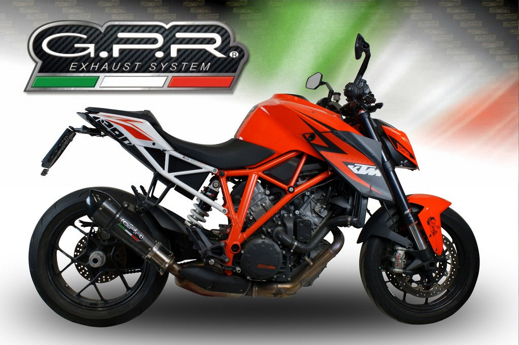 GPR KTM 1290 Super Duke R (14/16) Slip-on Exhaust "GPE Anniversary Poppy" (EU homologated)