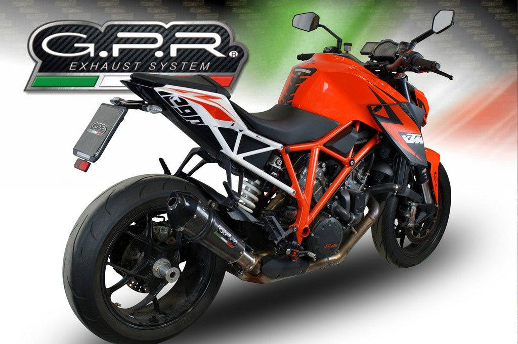 GPR KTM 1290 Super Duke R (14/16) Slip-on Exhaust "GPE Anniversary Poppy" (EU homologated)