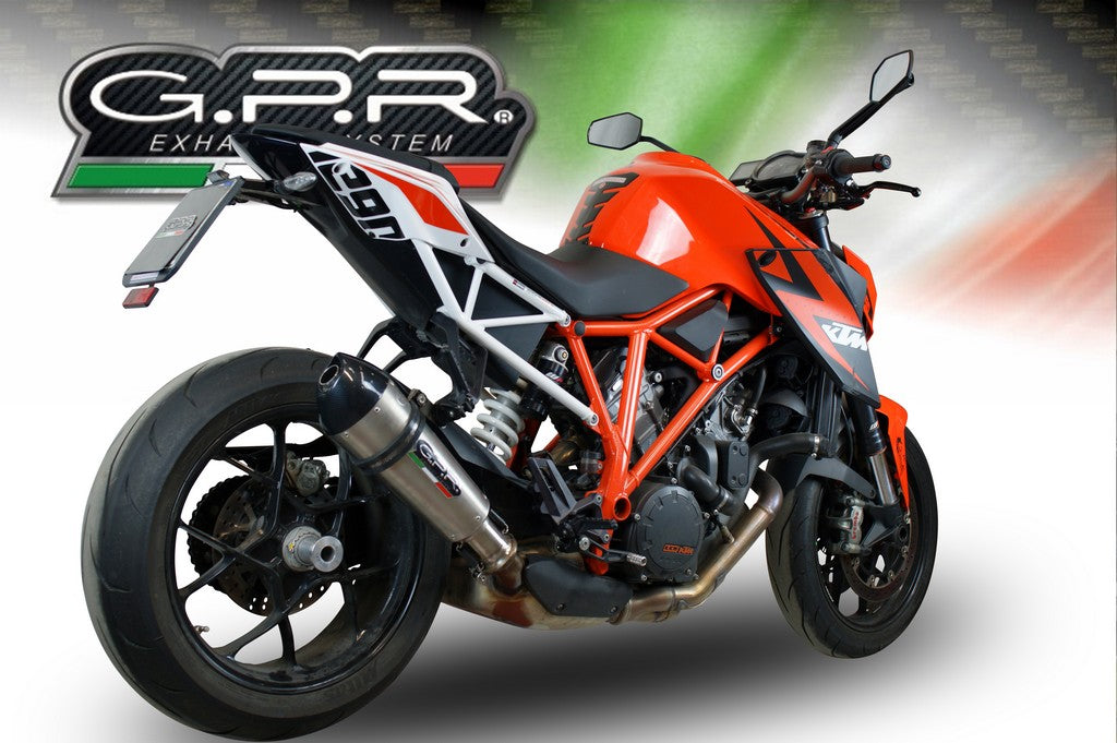 GPR KTM 1290 Super Duke R (14/16) Slip-on Exhaust "GPE Anniversary Titanium" (EU homologated)