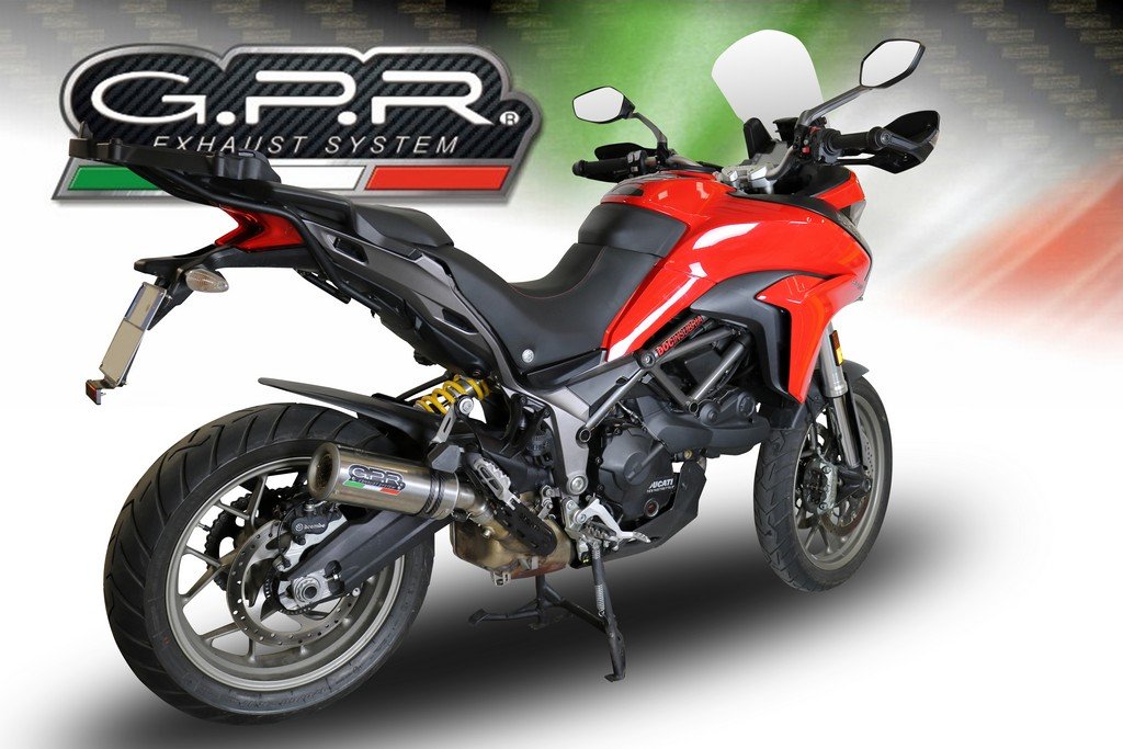 GPR Ducati Multistrada 950 Slip-on Exhaust "M3 Titanium Natural" (EU homologated)