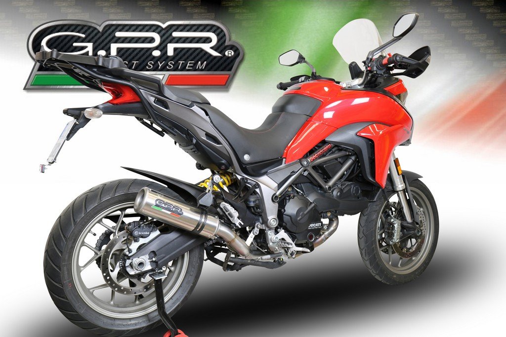 GPR Ducati Multistrada 950 Slip-on Exhaust "M3 Titanium Natural" (EU homologated)