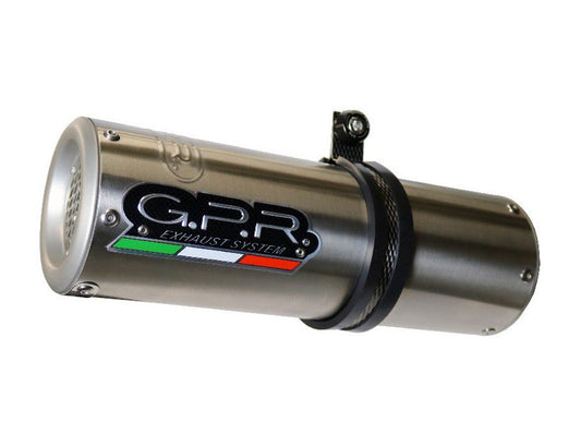 GPR Kawasaki KLZ 1000 Versys (17/19) Slip-on Exhaust "M3 Inox" (EU homologated)